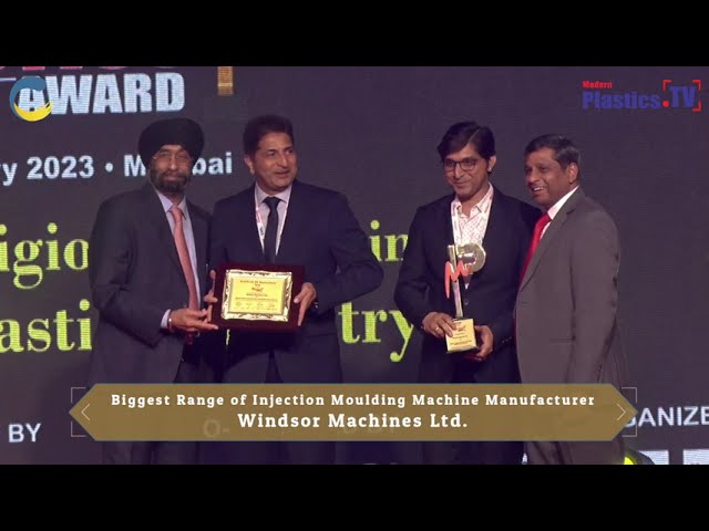 Winner of Biggest Range of Injection Moulding Machine Manufacturer - Windsor Machines Ltd.
