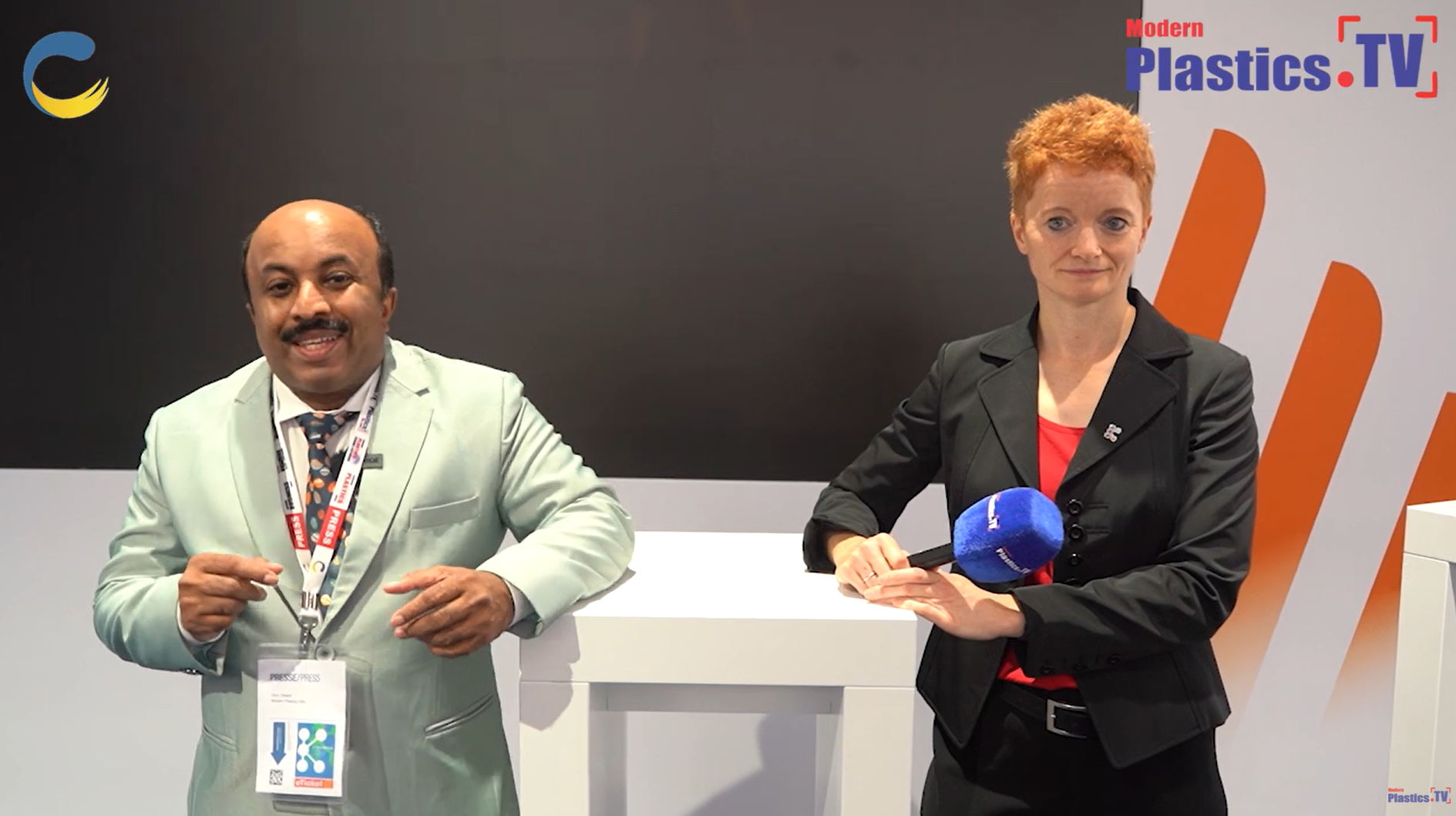 K 2025 Exclusive Plastics Talk with Dr. Christine Bunte - by Ginu Joseph Modern Plastics TV
